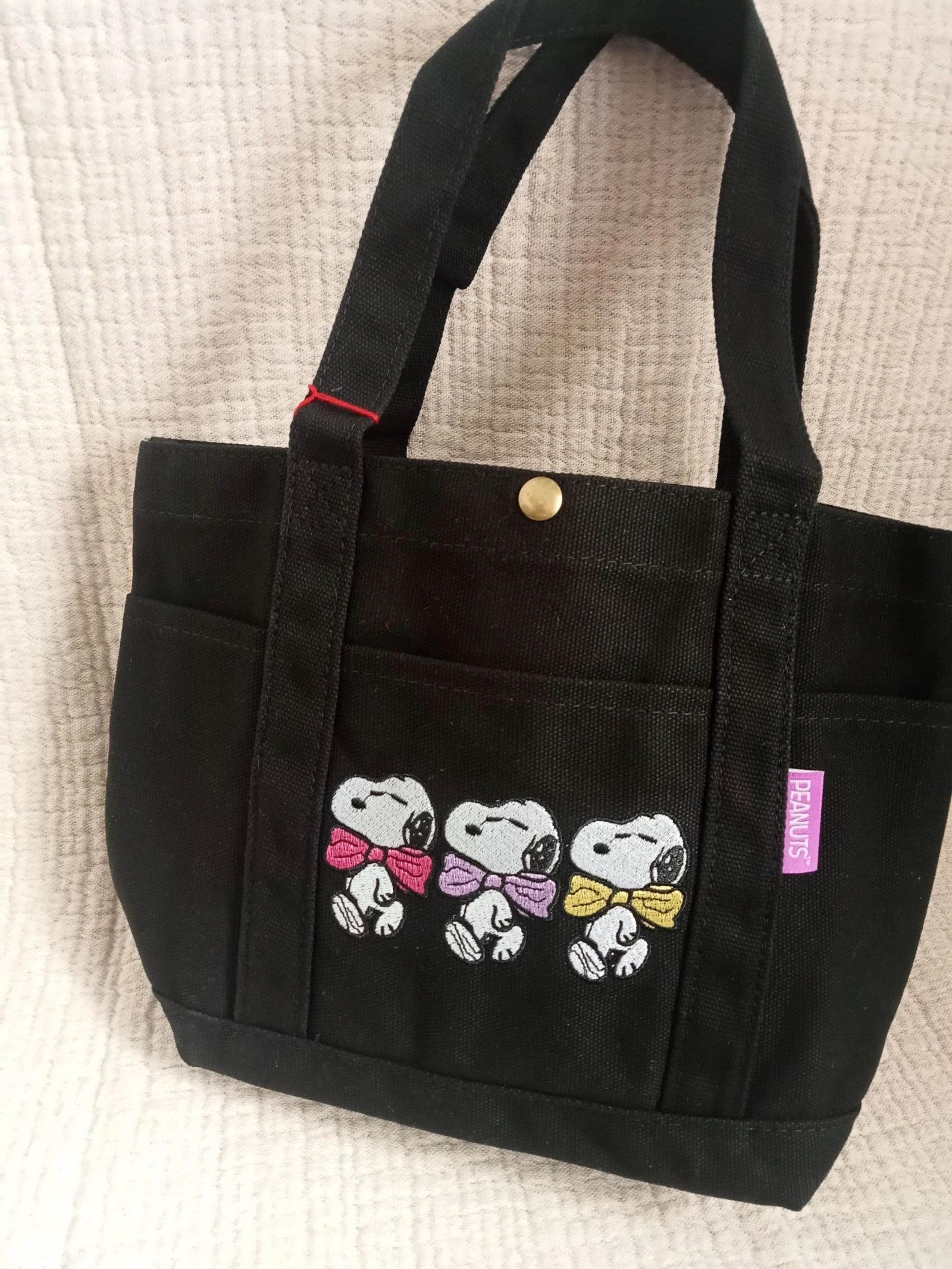 Bolsa Snoopy preta – photo 2